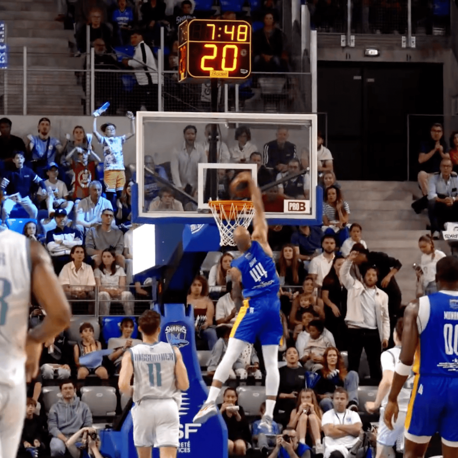Captation vidéo des Sharks Antibes pour les 30 ans du titre de champion de France